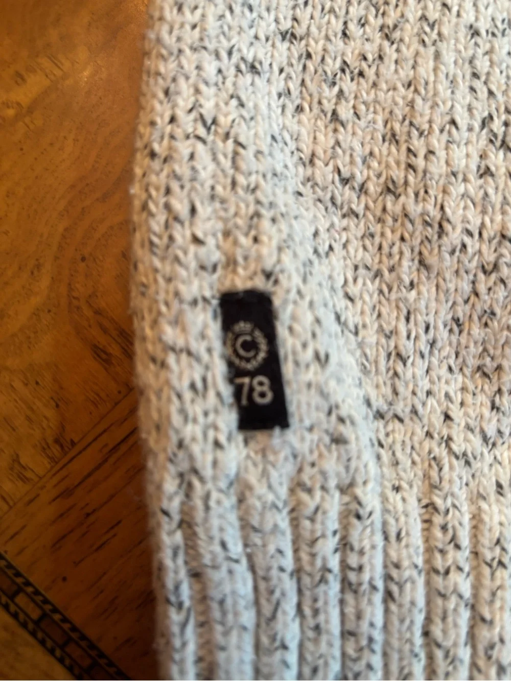 Heather Light Gray Knit Sweater